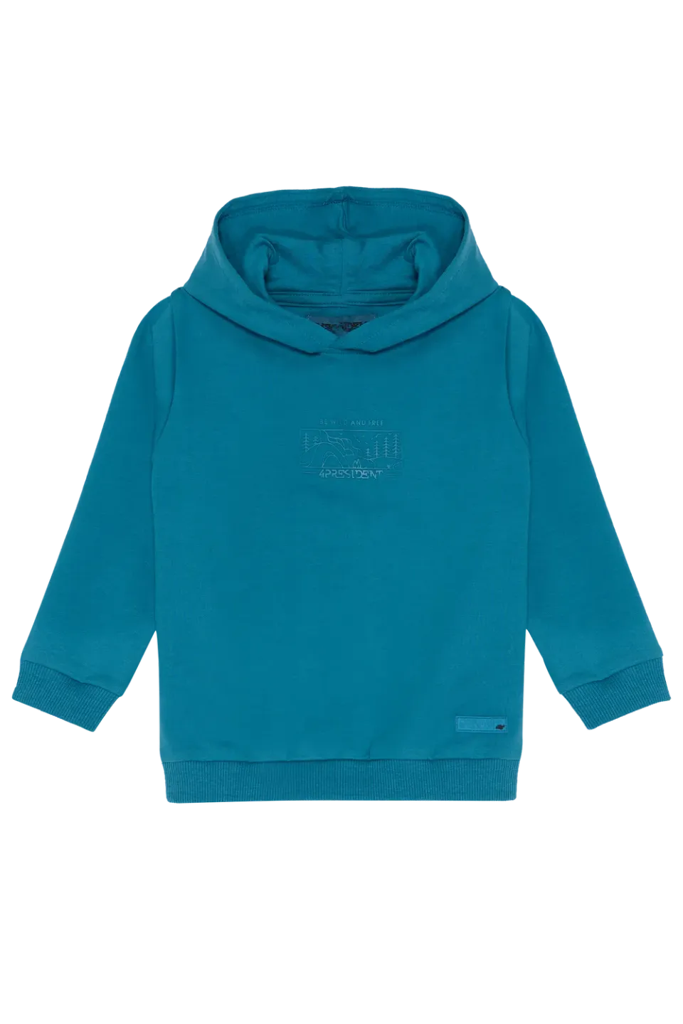 4PRESIDENT Borre hoodie blauw jongens 128