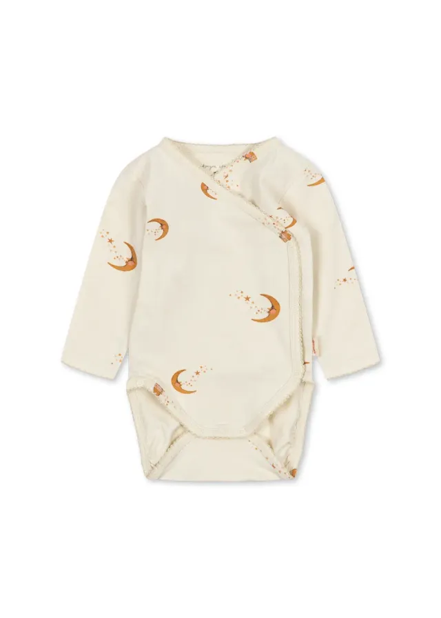 Konges Sløjd Basic newborn romper moon biokatoen