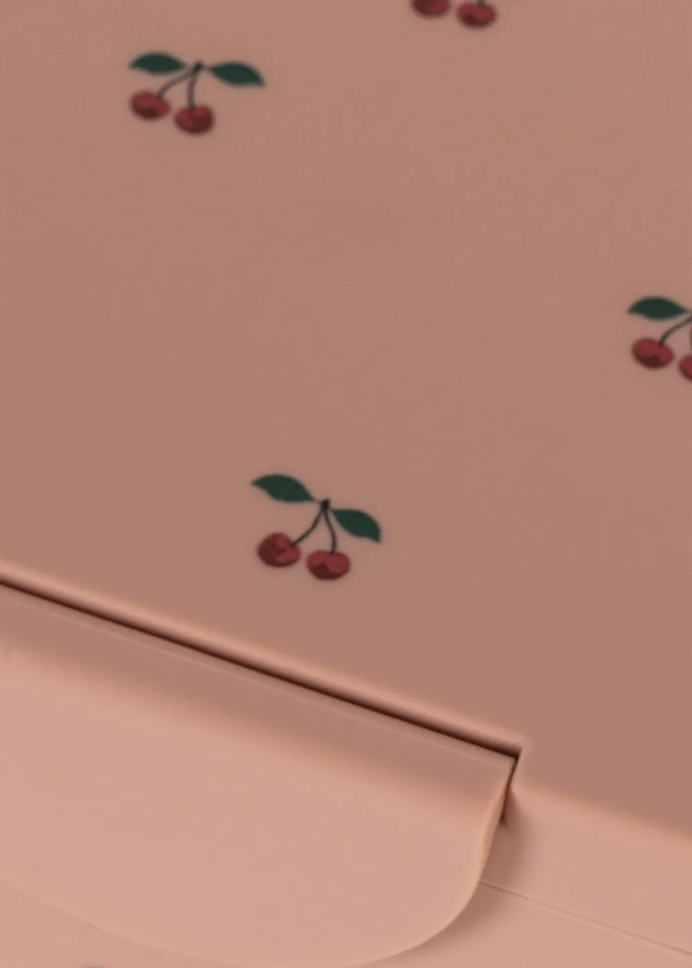Konges Sløjd Lunchbox broodtrommel cherry pink met snackbakje
