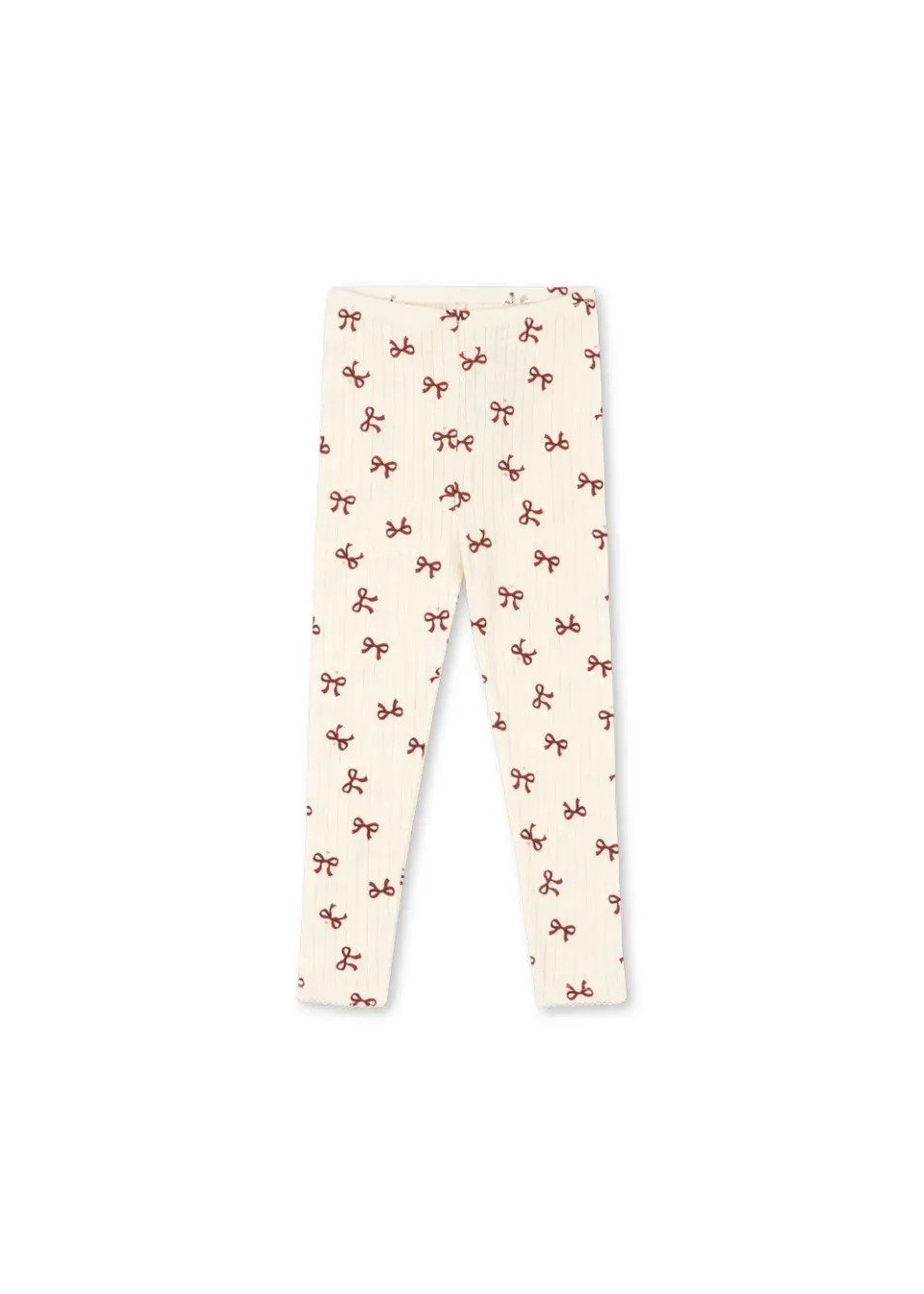 Konges Sløjd Minnie broek bow rouge biokatoen