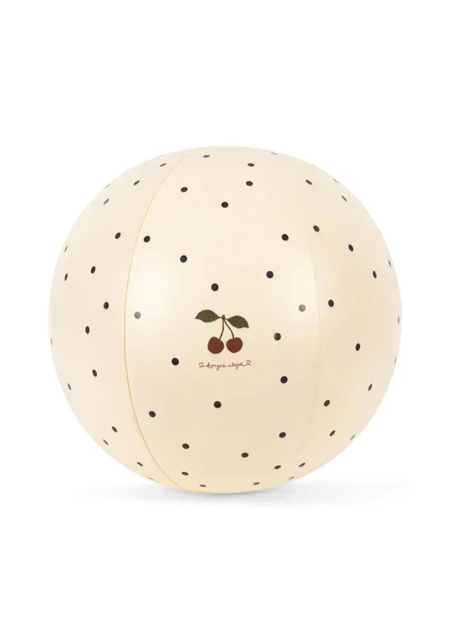 Konges Sløjd Strandbal navy dot 40 cm opblaasbaar