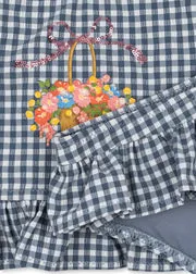 Konges Sløjd Soline bikini vintage indigo seersucker