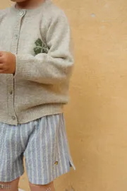 Konges Sløjd Elliot shorts trio bleu stripe biokatoen