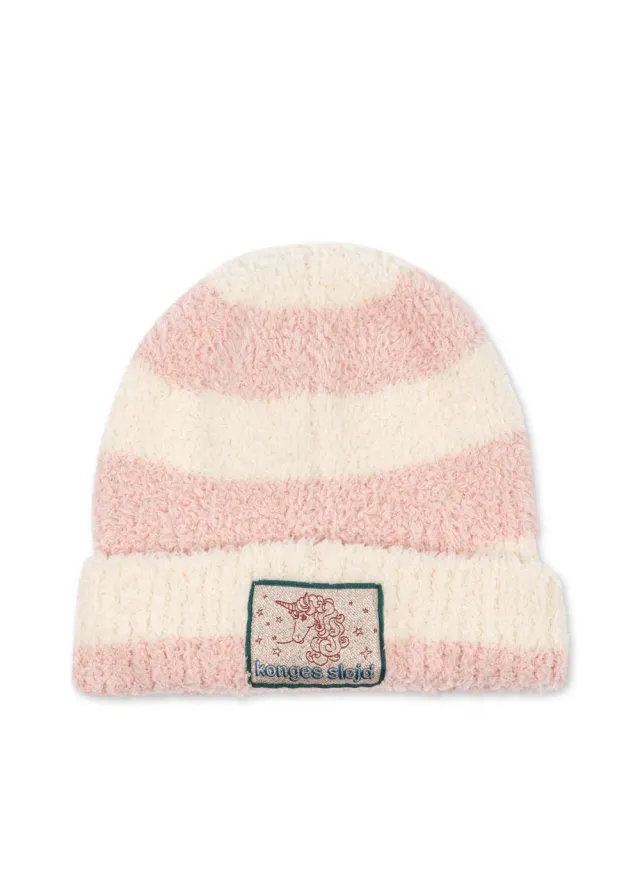 Konges Sløjd Softy Muts Rosy Stripe Pluche