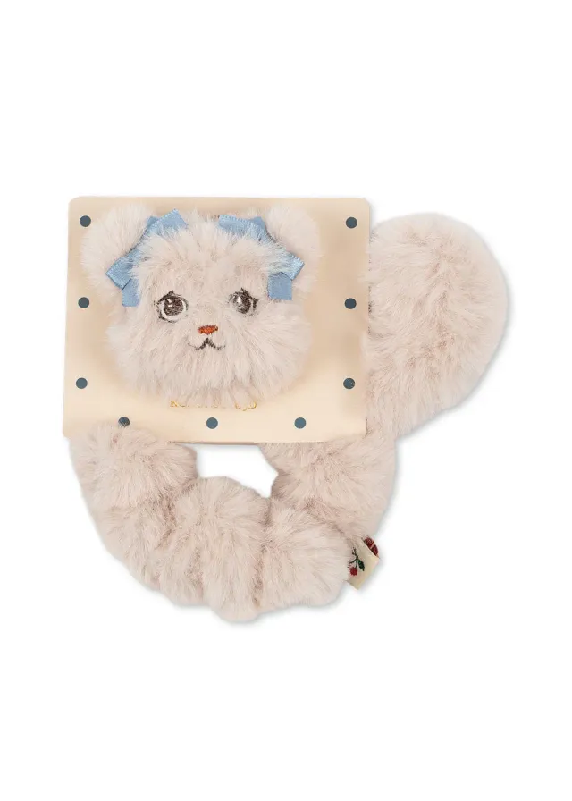 Konges Sløjd Kitty scrunchie pluche haarelastiek