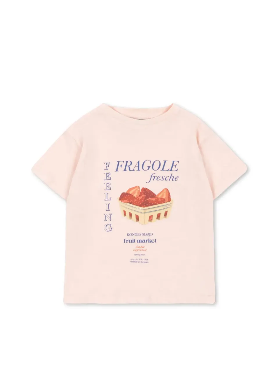 Konges Sløjd Era Creole Pink T-shirt linnenmix