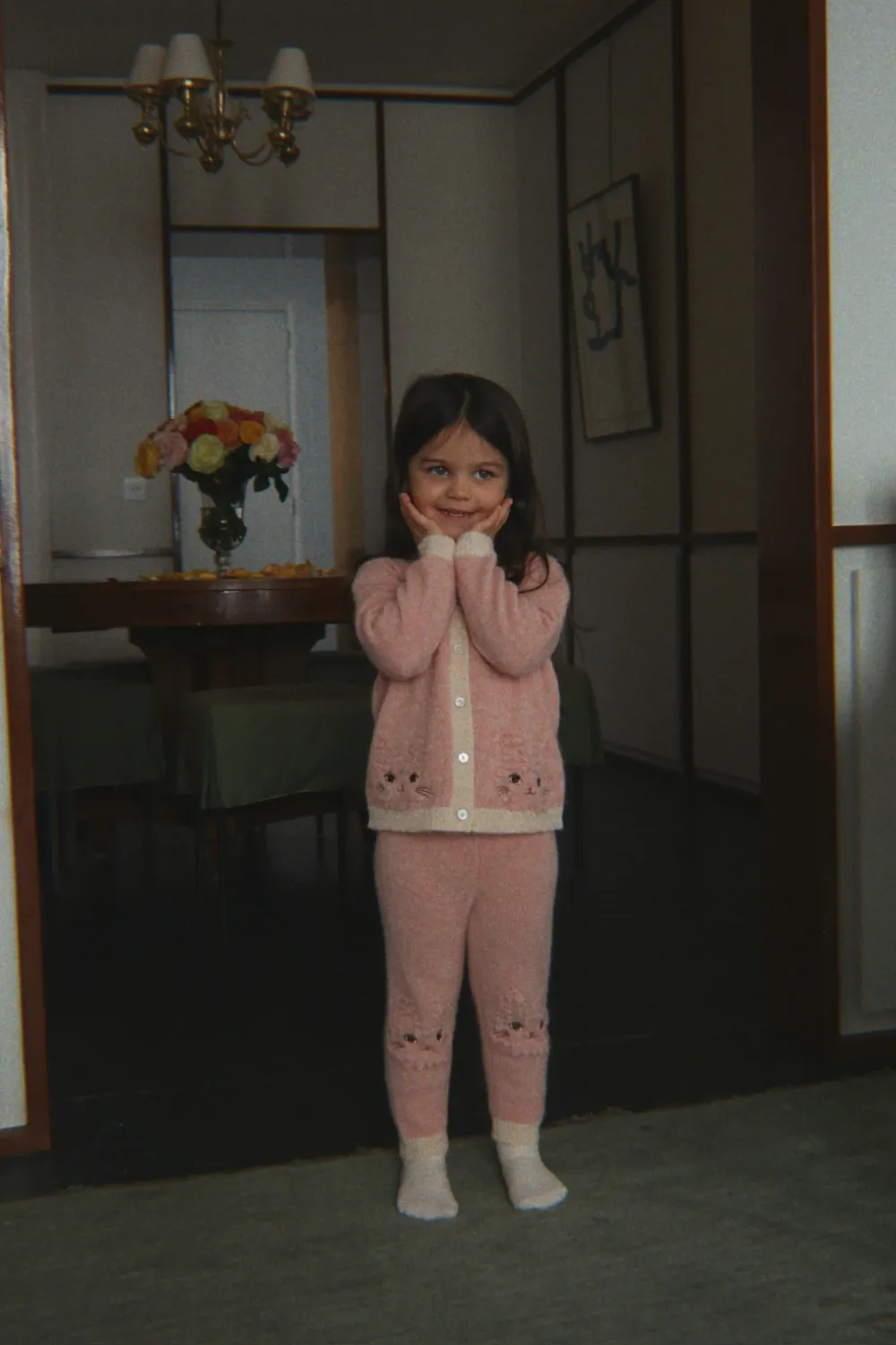 Konges Sløjd Kitty Cardigan Vest Silver Pink Alpaca