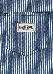 Konges Sløjd Luc tuinbroek blue stripe biokatoen