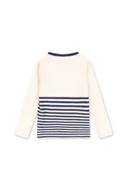Konges Sløjd Aster Zwemblouse Marin Stripe UPF 50+ UV