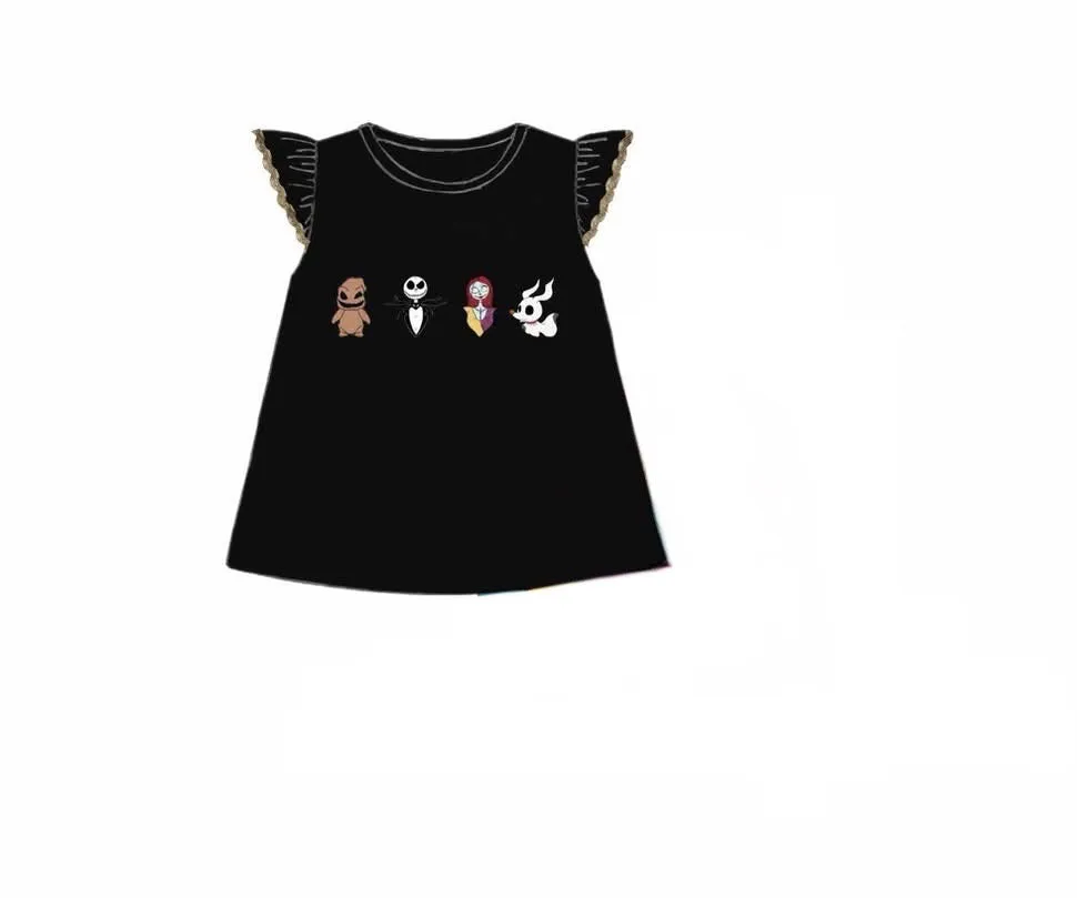Busy Bee Smocks Nightmare halloween shirt meisjes 2T