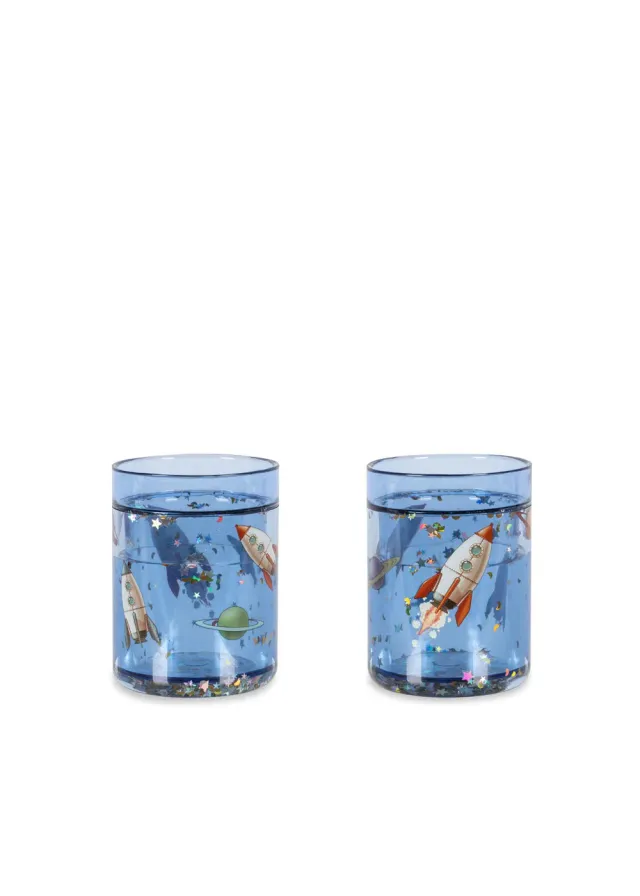 Konges Sløjd Glitzer beker outer space glitter 2-pack