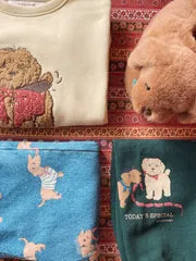 Konges Sløjd Doggy Sweatpants joggingbroek pine grove biokatoen