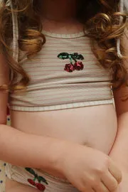Konges Sløjd Jade Rose Stripe bikini sneldrogend