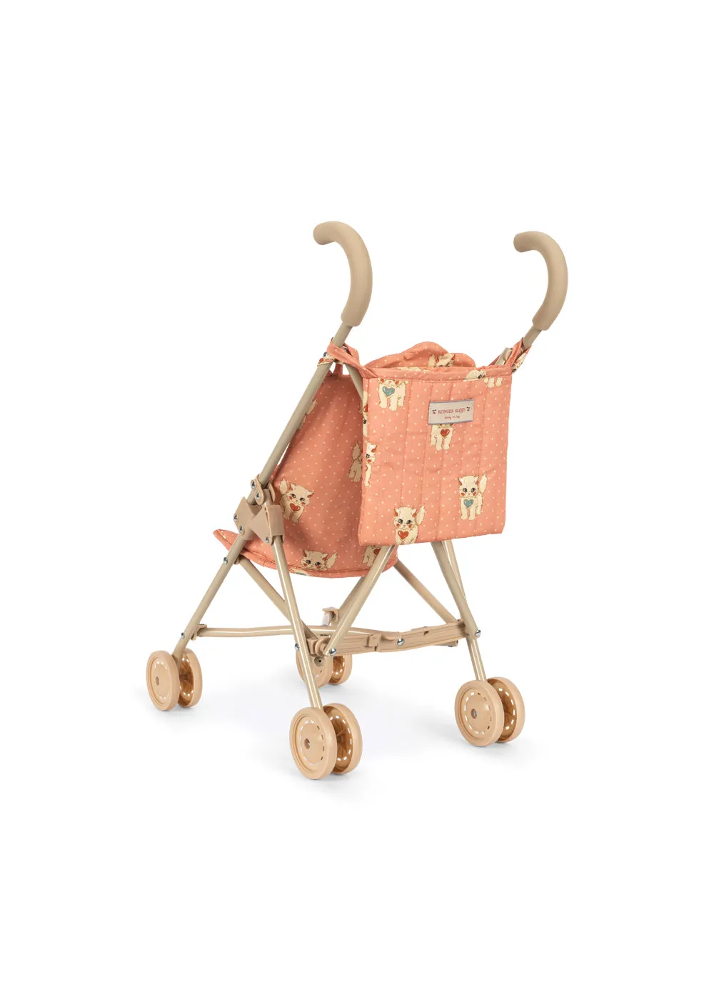Konges Sløjd Ciao Miao poppenbuggy roze stabiel
