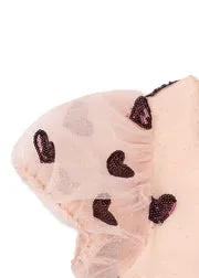 Konges Sløjd Heartlily Jurk Amour Plum Pailletten Tule