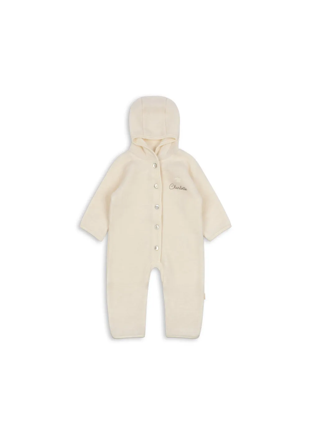 Konges Sløjd Saga boxpakje off white wol fleece