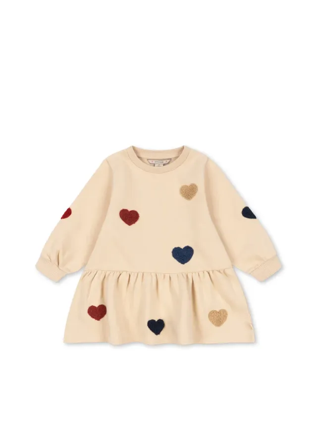 Konges Sløjd Lou Bon Coeur Coloré sweaterjurk badstof