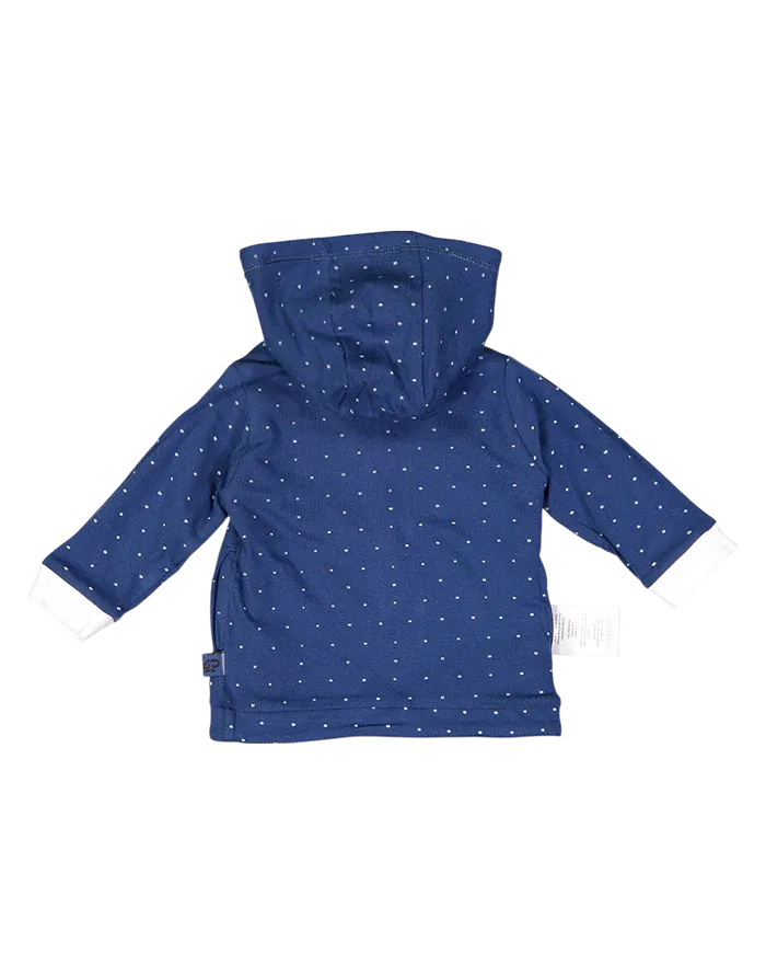 4PRESIDENT Taylor trui Navy AOP omkeerbaar katoen