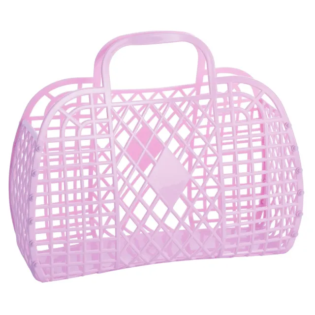 The Mompany Retro Basket mand L lila nostalgisch