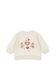 Konges Sløjd Loupy Lou sweater off white biokatoen