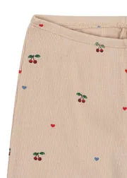 Konges Sløjd Ella broek cherry coeur blush biokatoen