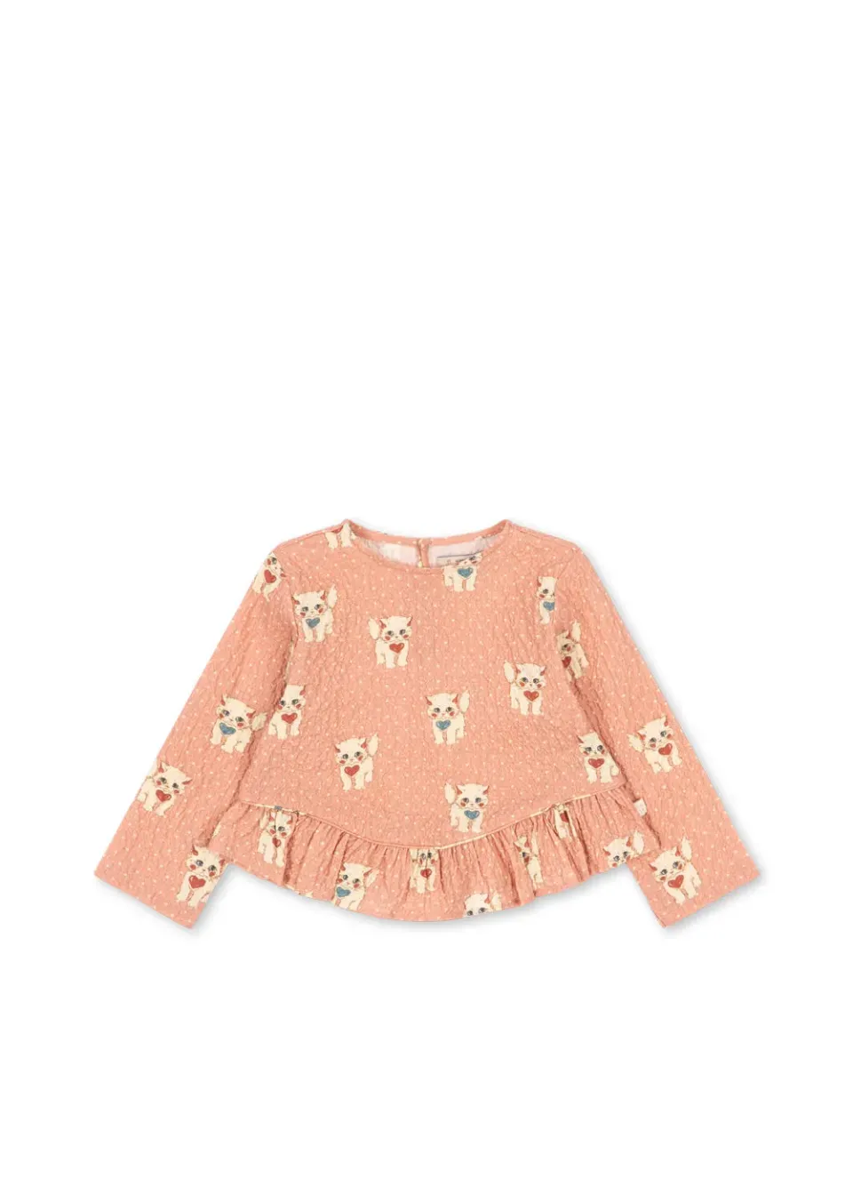 Konges Sløjd Elin blouse ciao miao rose biokatoen