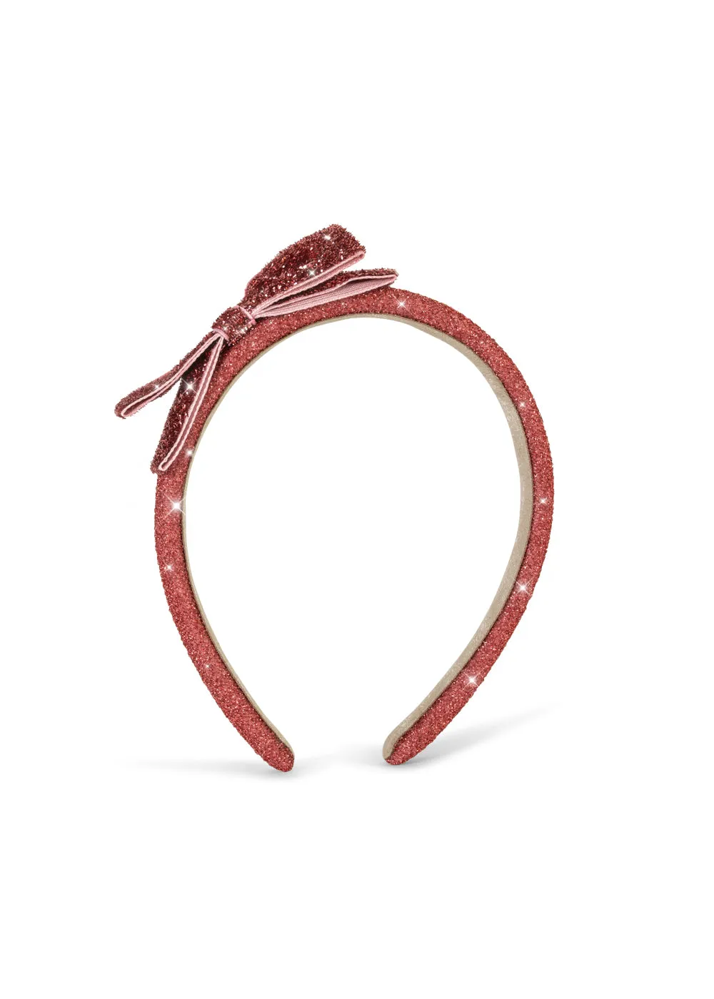 Konges Sløjd Bowie haarband red glitter fluweel