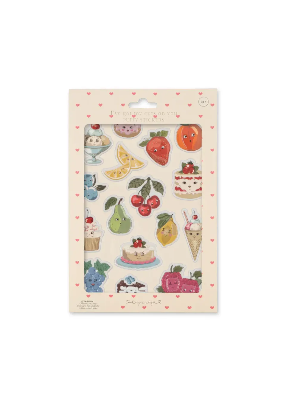 Konges Sløjd puffy stickers fruity 16 stuks