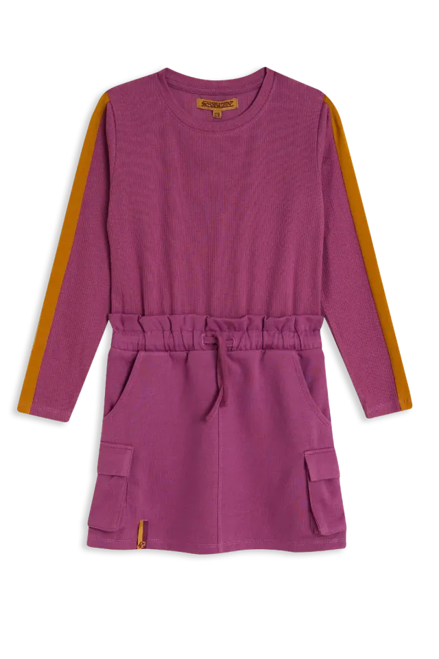 4President Kath Pink jurk meisjes cargo sporty