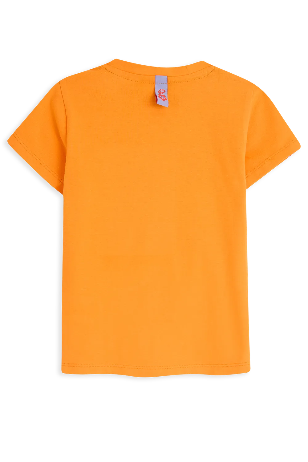 4President Noor Orange T-shirt oranje drukknoop
