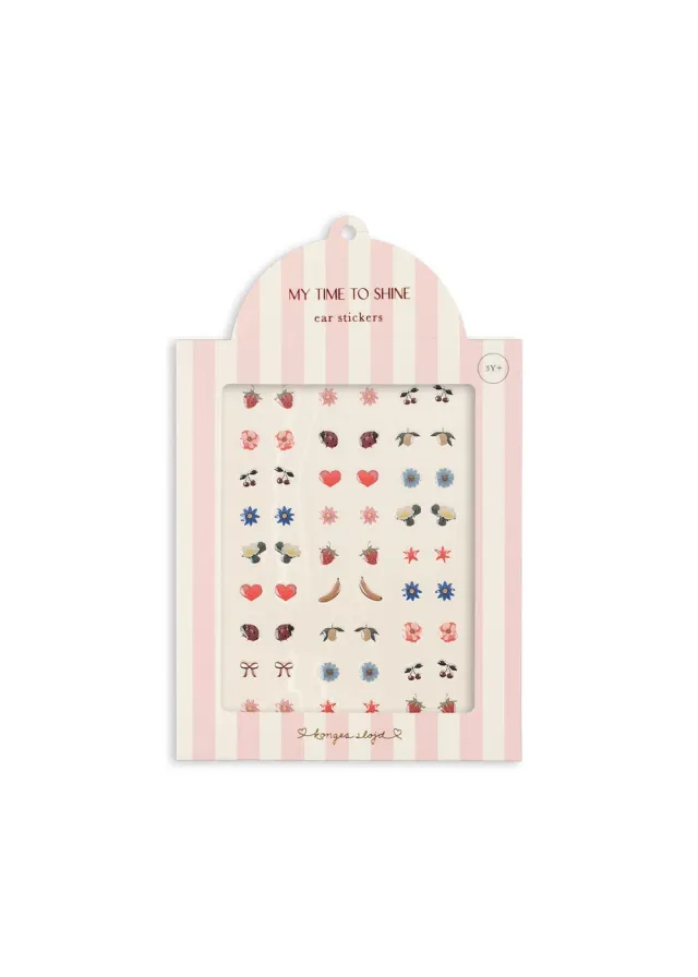 Konges Sløjd Oorbel Stickers oorstickers multi 3 vellen