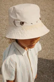 Konges Sløjd Vincent overhemd antique white seersucker