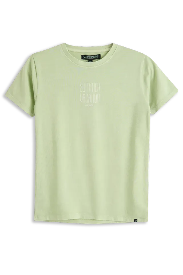 4PRESIDENT Ryan Pastel Green T-shirt rugprint