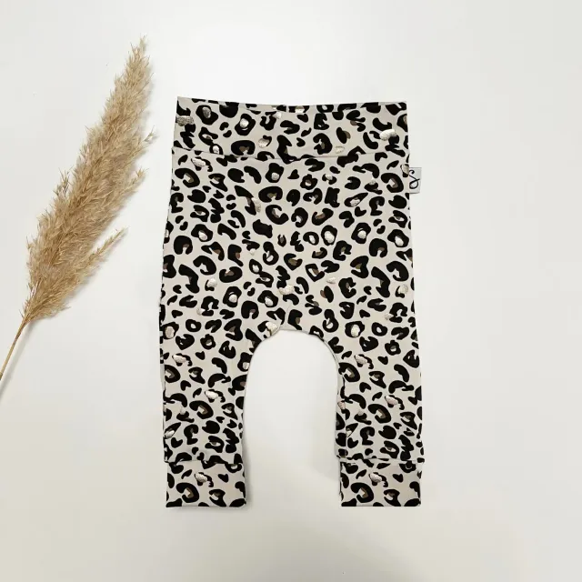 SODA FASHION luipaard broek speciaal biokatoen