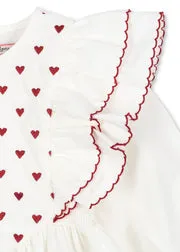 Konges Sløjd Coeur Jurk pure white biokatoen