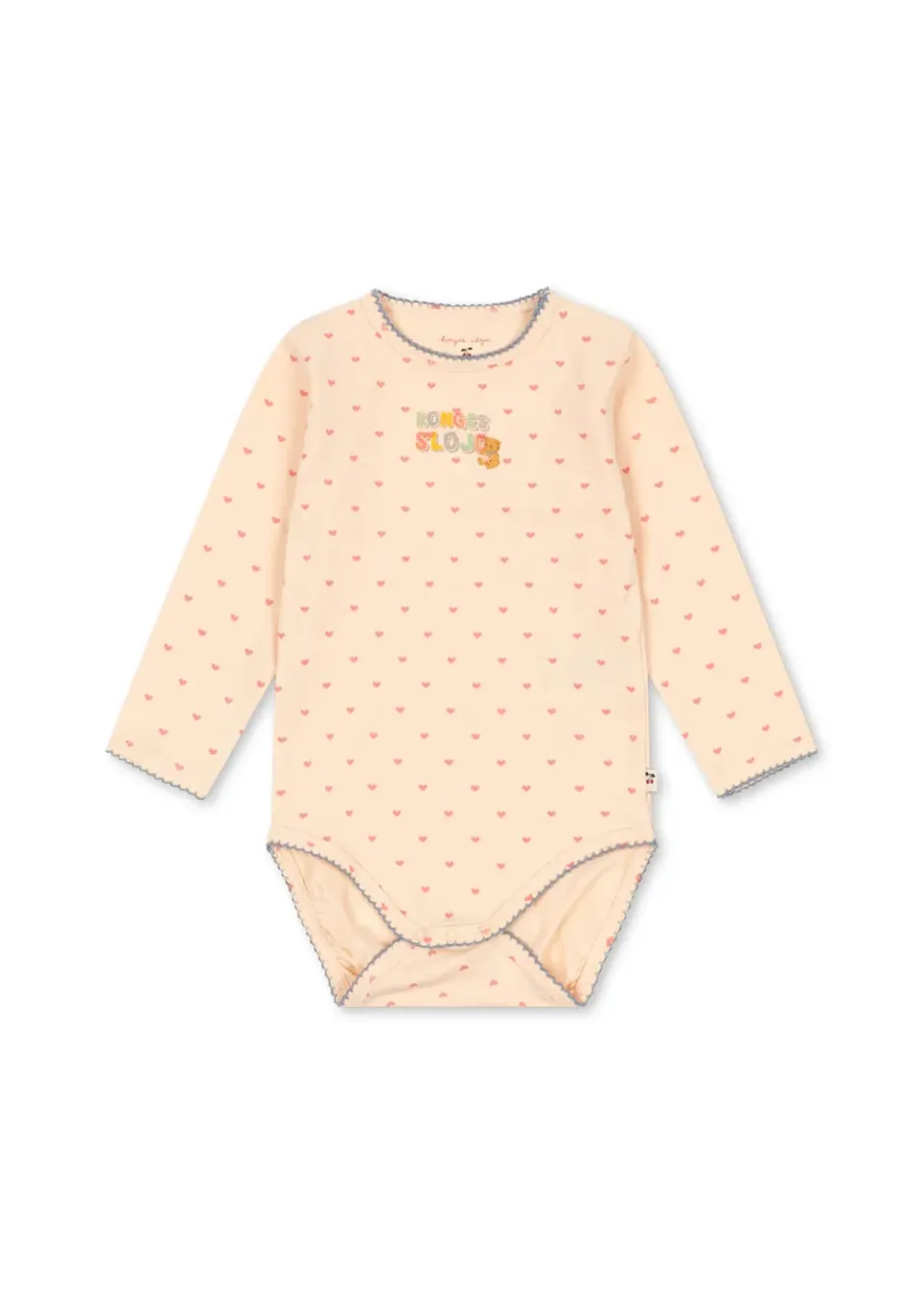 Konges Sløjd Basic romper lange mouw teddy coeur biokatoen