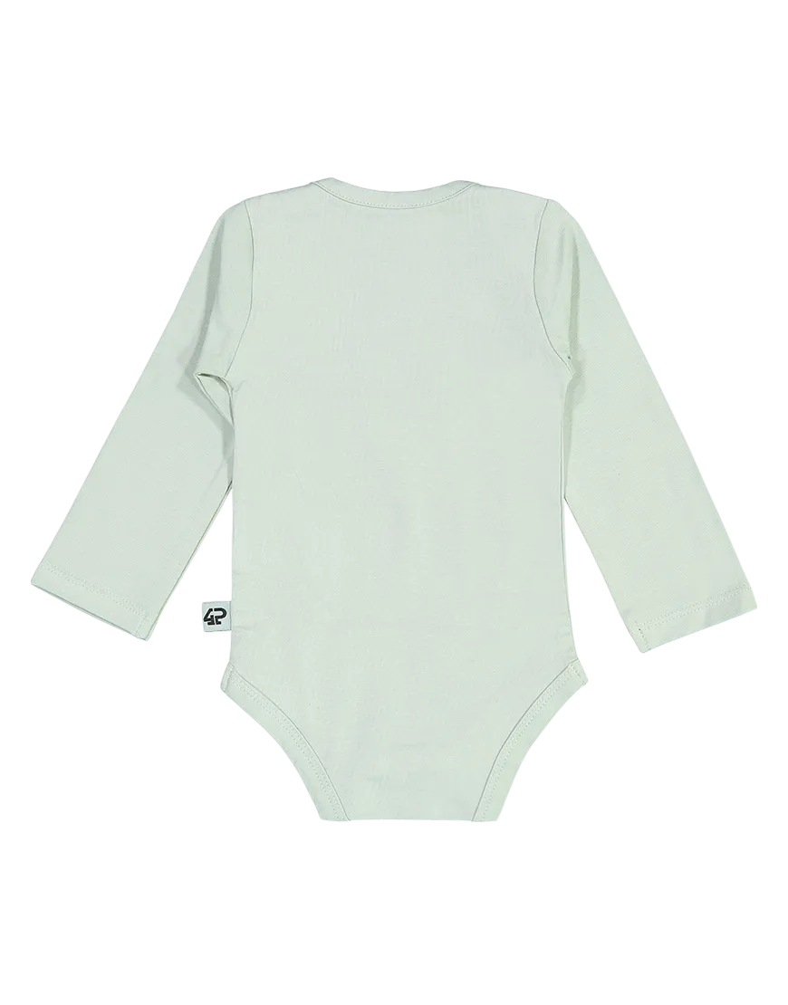 4PRESIDENT Skye Romper grey mint stretch katoen