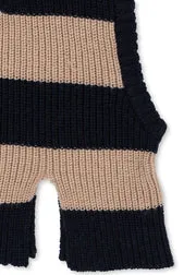 Konges Sløjd Vitum Balaclava blue stripe merinowol