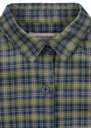 Konges Sløjd Cara overhemd laurel blue check corduroy