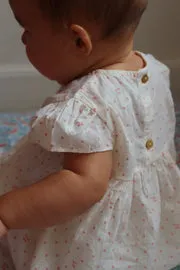 Konges Sløjd Pacey Set Topje Bloomers Cherry Dot Biokatoen