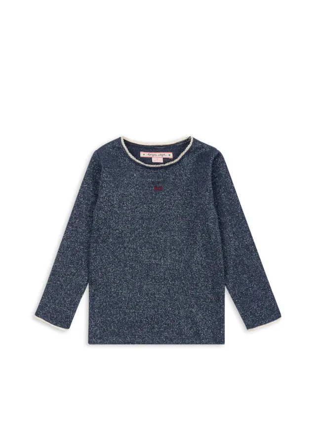 Konges Sløjd Roli longsleeve mood indigo rib
