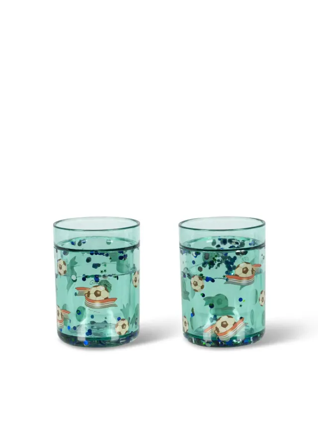 Konges Sløjd glitterbekers kick it 2-pack 180 ml