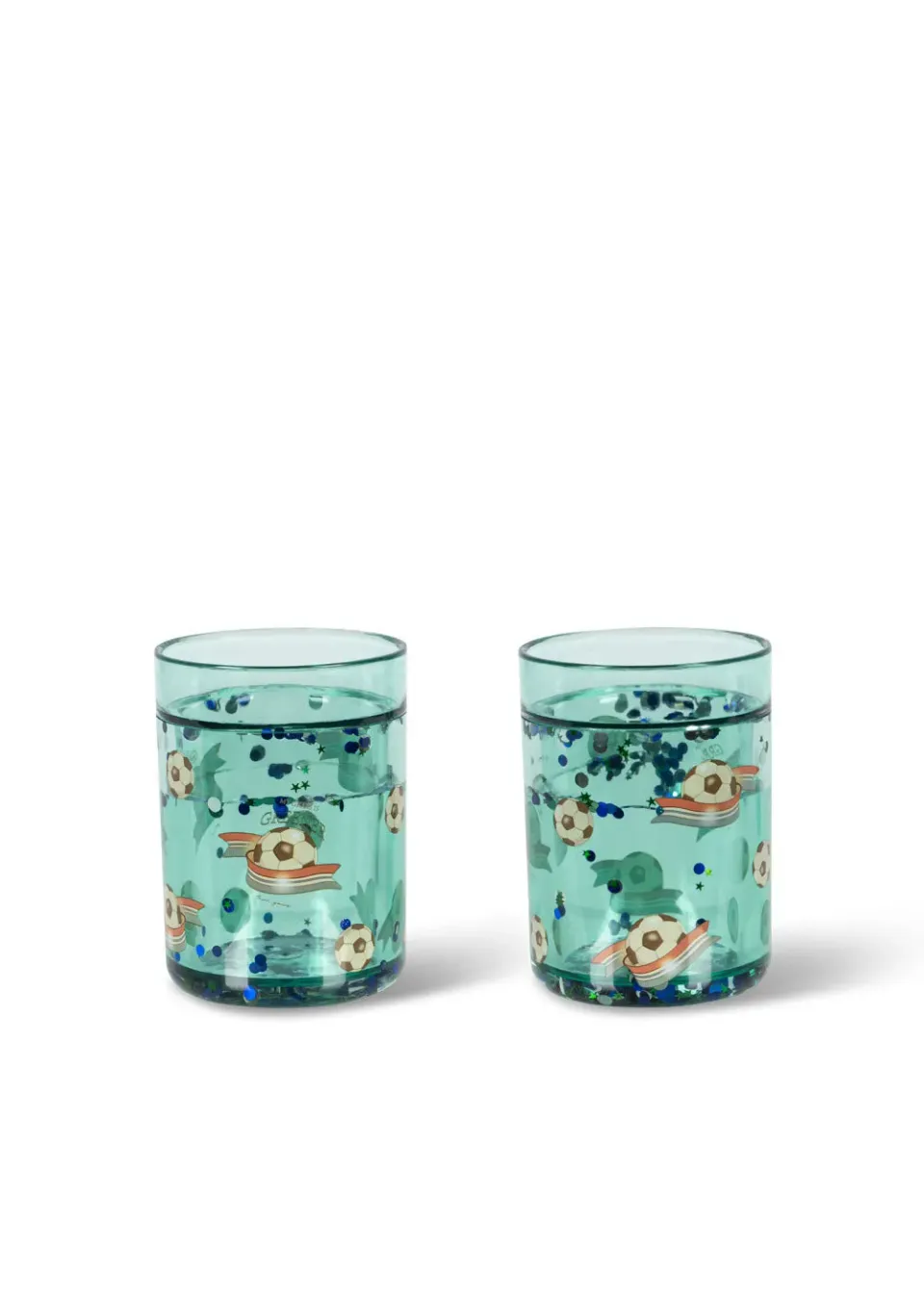 Konges Sløjd glitterbekers kick it 2-pack 180 ml