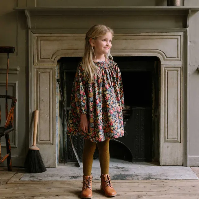 The Mompany Draughts jurk Liberty katoen oversized