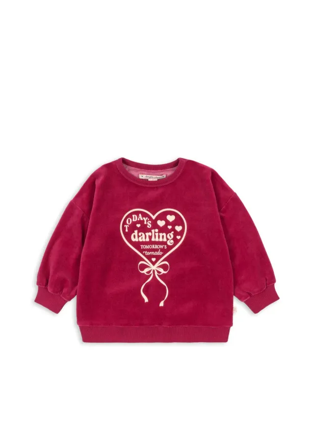 Konges Sløjd Velou shirt sangria fluweel