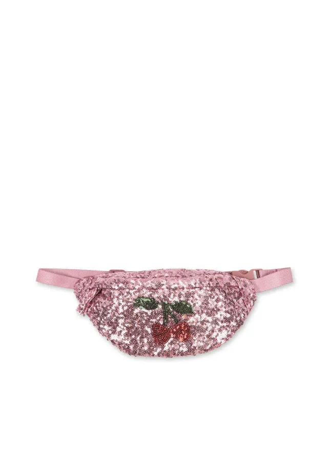 Konges Sløjd heuptasje mellow rose glitter