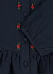 Konges Sløjd Emmy blouse donkerblauw biokatoen