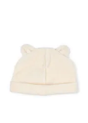 Konges Sløjd Elu Beanie babymuts antique white biokatoen