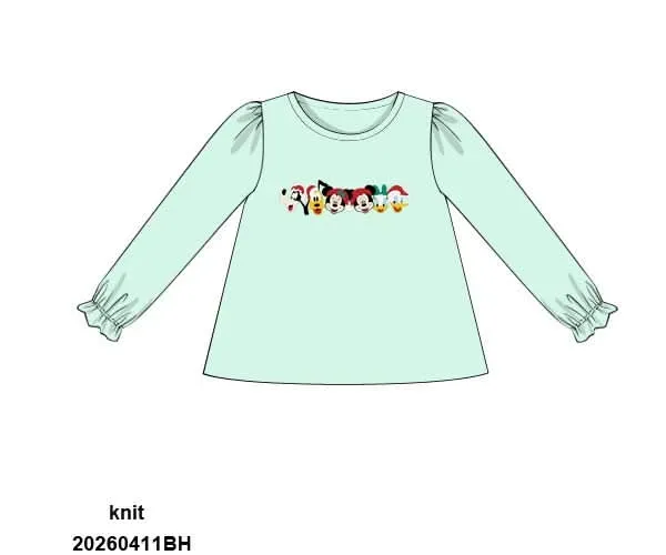 Busy Bee Smocks Magical Holiday shirt kerst meisjes