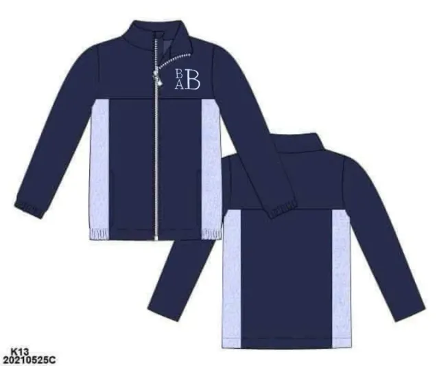 Busy Bee Smocks Fleece Jackets fleecevest 9M BBA geborduurd